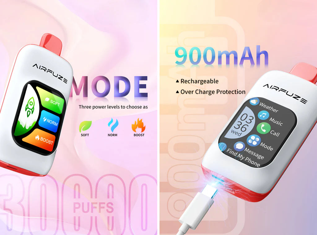 The Smart AIRFUZE 30k Puff Disposable eLiquid.com The Smart AIRFUZE 30k Puff Disposable eLiquid.com