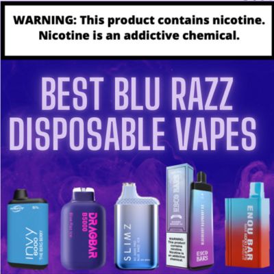 Best Blu Razz Disposable Vapes eLiquid.com Best Blu Razz Disposable Vapes eLiquid.com