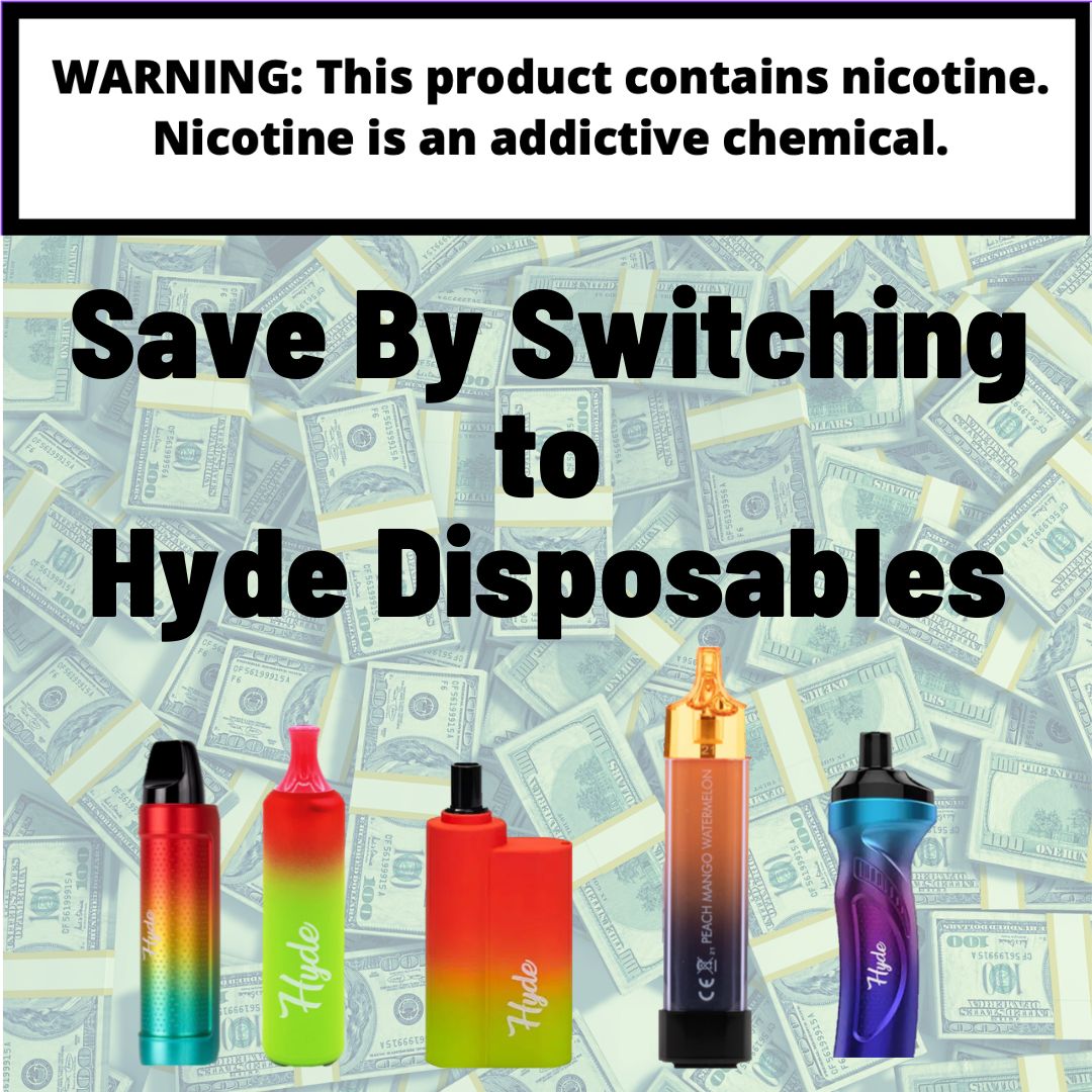 Save by Switching to Hyde Disposable Vapes – eLiquid.com