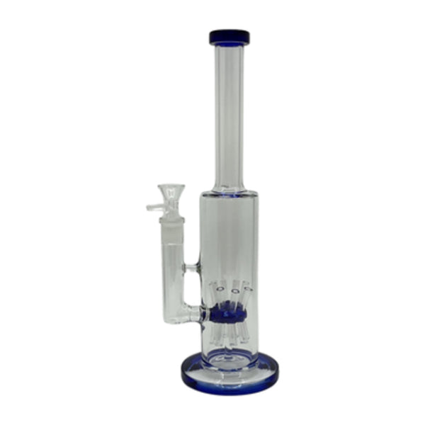 12.5" Glass Water Pipe w/ Double Sided Showerhead Sprinkle Percolator