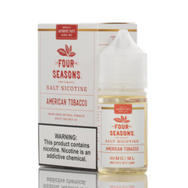 Best Deal Four Seasons Salt 30ML Vape Juice American Tobacco