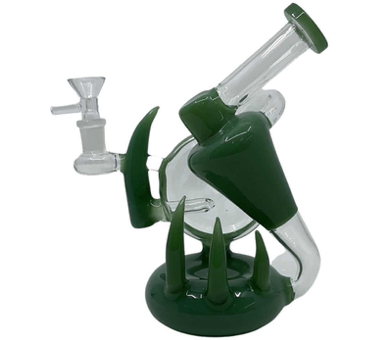 8" Phonograph Shaped Glass Water Pipe
