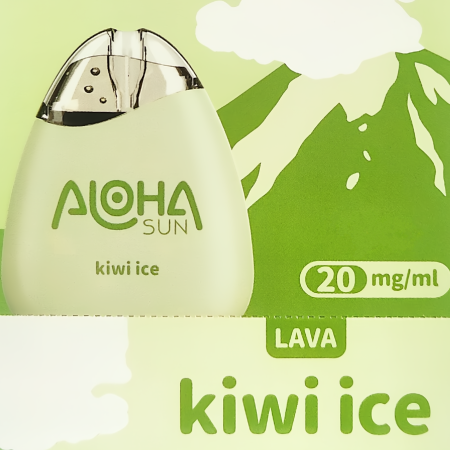 Aloha Sun Lava Kiwi Ice Graphic Square
