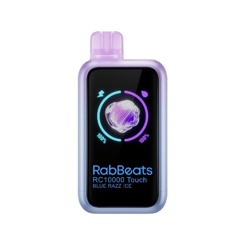 RabBeats RC10000 TOUCH Disposable Vape 14mL Best Flavor Blue Razz Ice