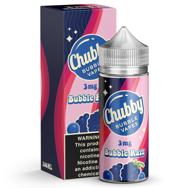 Best Deal Chubby Bubble 100mL Vape Juice - Bubble Razz