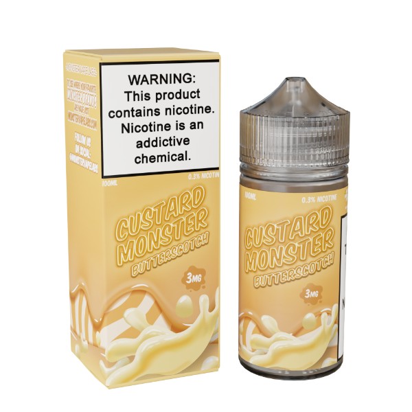 Custard Monster TFN 100ML Vape Juice Best Flavors Butterscotch