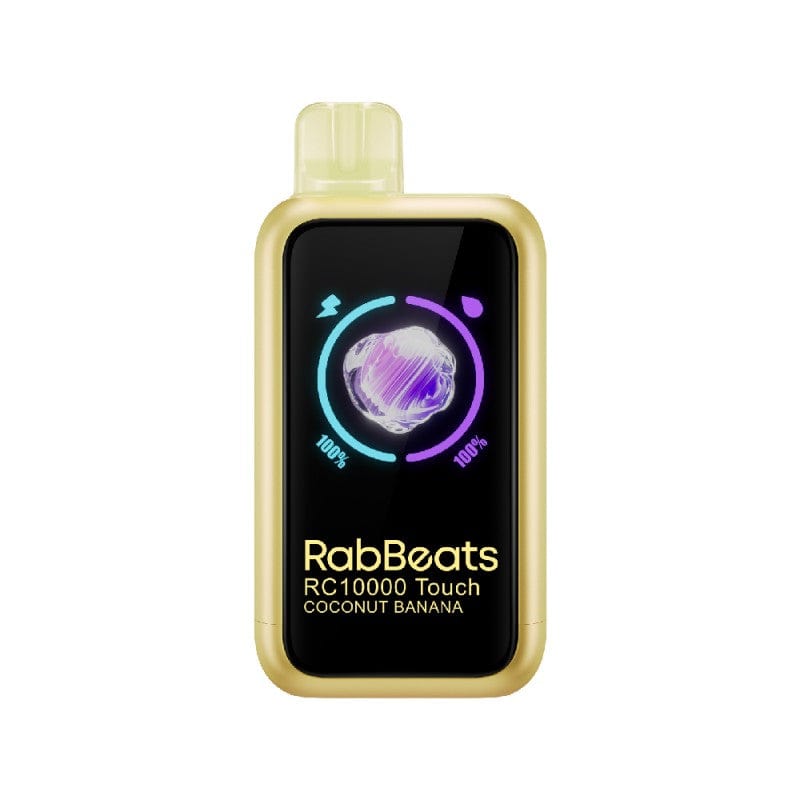 RabBeats RC10000 TOUCH Disposable Vape 14mL Best Flavor Coconut Banana