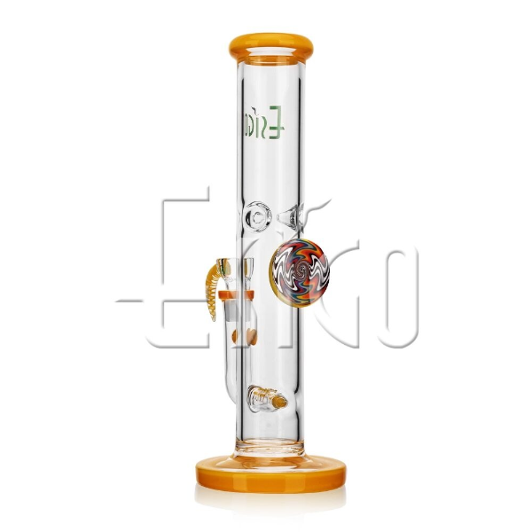 Chromatic Swirl Glass Water Pipe