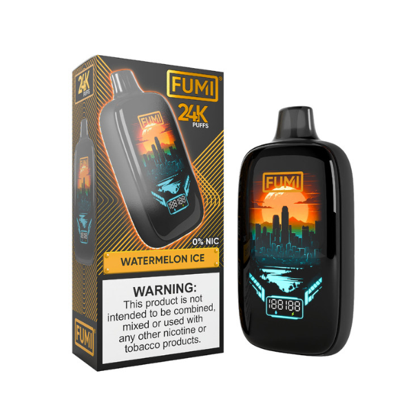 Best Deal FUMI 24,000 Puffs Zero Nicotine Disposable Vape 18mL - Watermelon Ice
