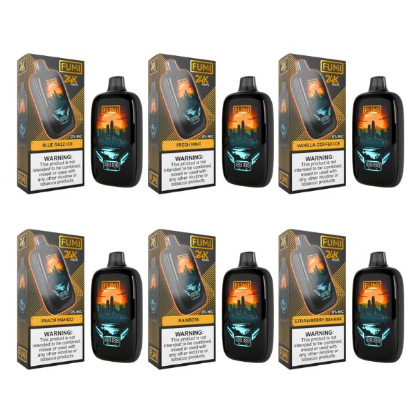 FUMI 24,000 Puffs Zero Nicotine Disposable Vape 18mL $13.00 eLiquid.com FUMI 24,000 Puffs Zero Nicotine Disposable Vape 18mL $13.00 eLiquid.com