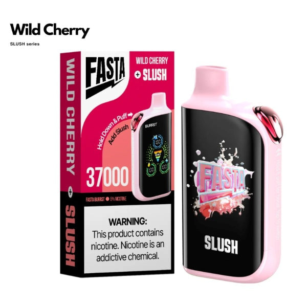 Fasta Burrst V2 37,000 Puffs Disposable Vape Wild Cherry + Slush