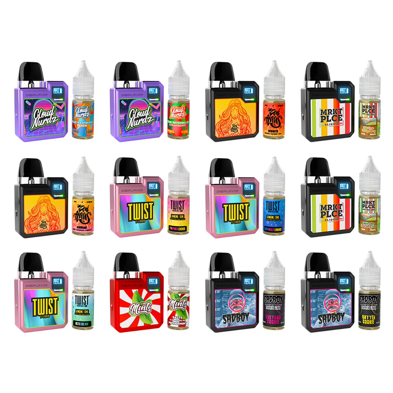 Geekvape Digi-Q Kit + Daddy's Vapor Salts E-Liquid Best Flavors