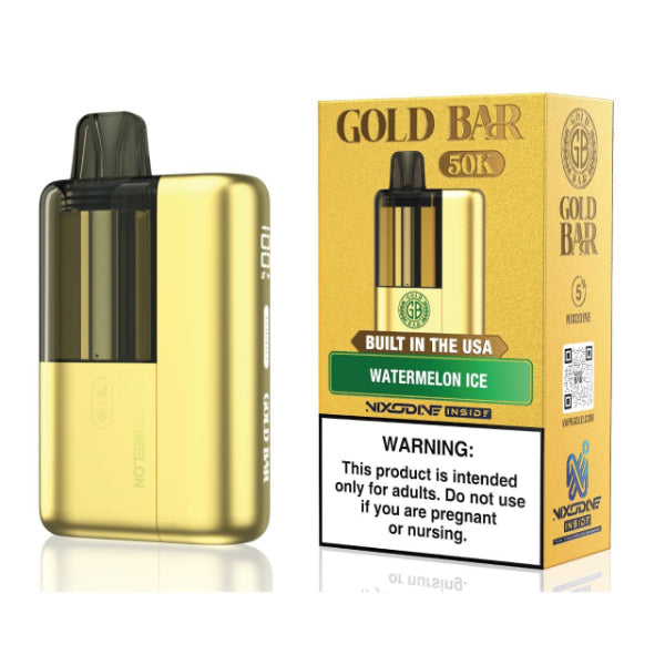 Gold Bar Max Nixodine 50,000 Puffs Disposable Kit