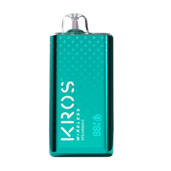 Best Deal KROS Wireless 9000 Puffs Disposable Vape 10 Pack 17mL Spearmint