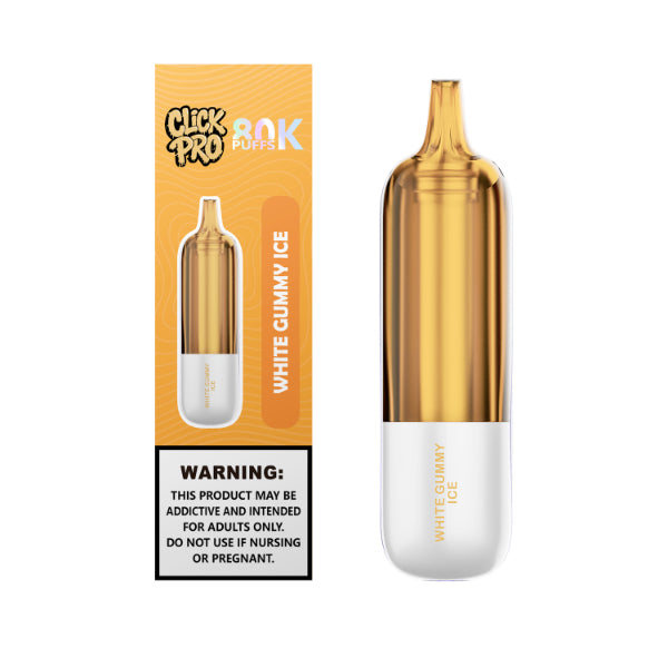 L&A Click Pro 80,000 Puffs Replacement Pods White Gummy Ice