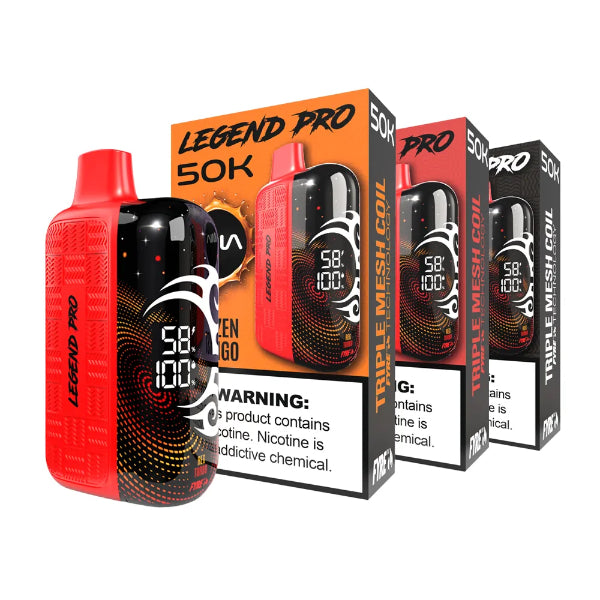 legend disposable vape MIA Pro 50,000 Puffs Device Colour:Black premium disposable vape Uwell Caliburn GK2 Kit