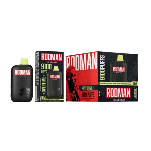 RODMAN by 9100 Puffs 16mL Rechargeable Vape up to 20k Puffs Best Flavor Overtime