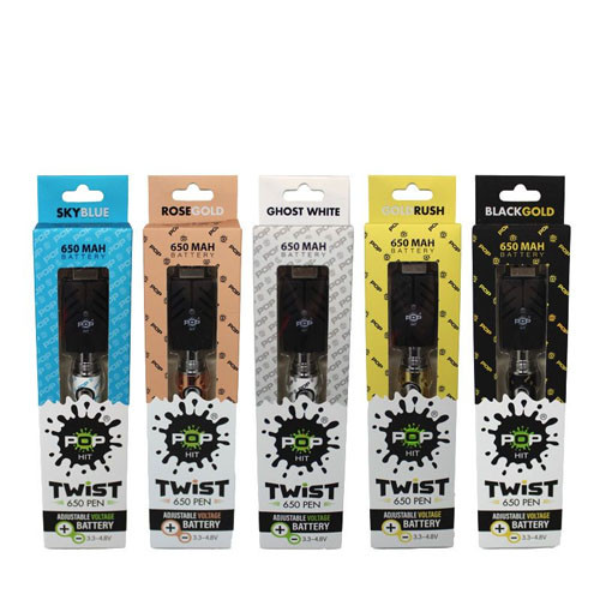 Pop Hit Twist Slim 650mAh Cartridge Pen  $8.99  eLiquid.com