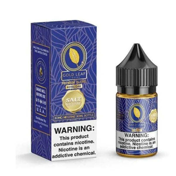 Gold Leaf 30mL Salt E-Juice - Royal Oak