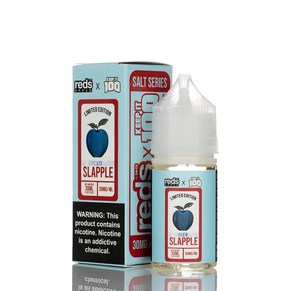 7Daze Reds x Keep It 100 Slapple 30mL Salt Vape Juice