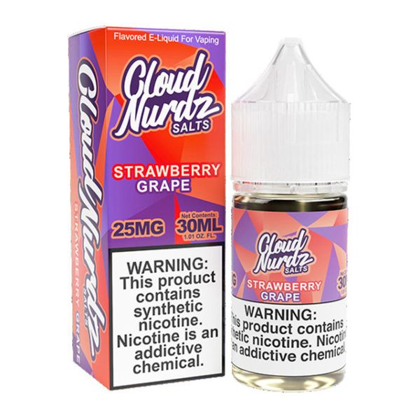 Best Flavor Cloud Nurdz TFN Salts 30mL - Strawberry Grape