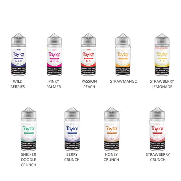 Taylor E-liquid 100mL Vape Juice $12.00 eLiquid.com Taylor E-liquid 100mL Vape Juice $12.00 eLiquid.com