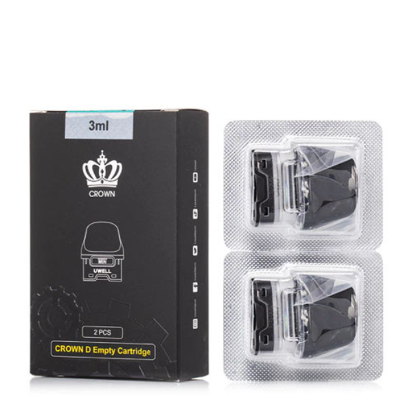 Uwell Crown D Empty 3mL Replacement Pods *Pack of 2*