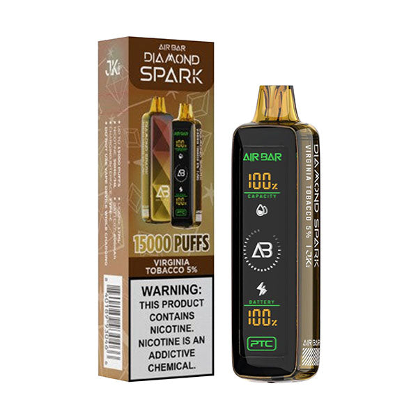 Air Bar Diamond Spark 15,000 Puffs Disposable Vape 17ml 5 Pack