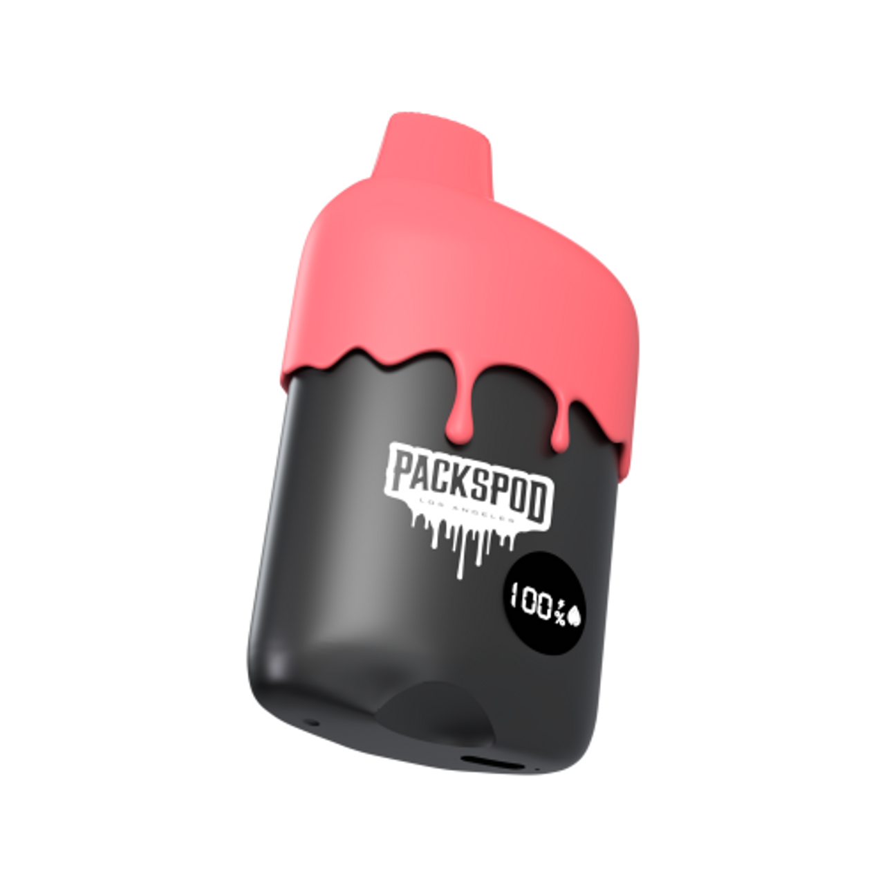 Packspod 12,000 Puffs Disposable Vape 5% 18mL Best Flavor Black Cherry Gelato