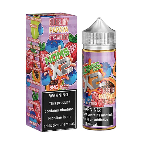 Noms X2 120mL Blueberry Papaya Strawberry wholesale