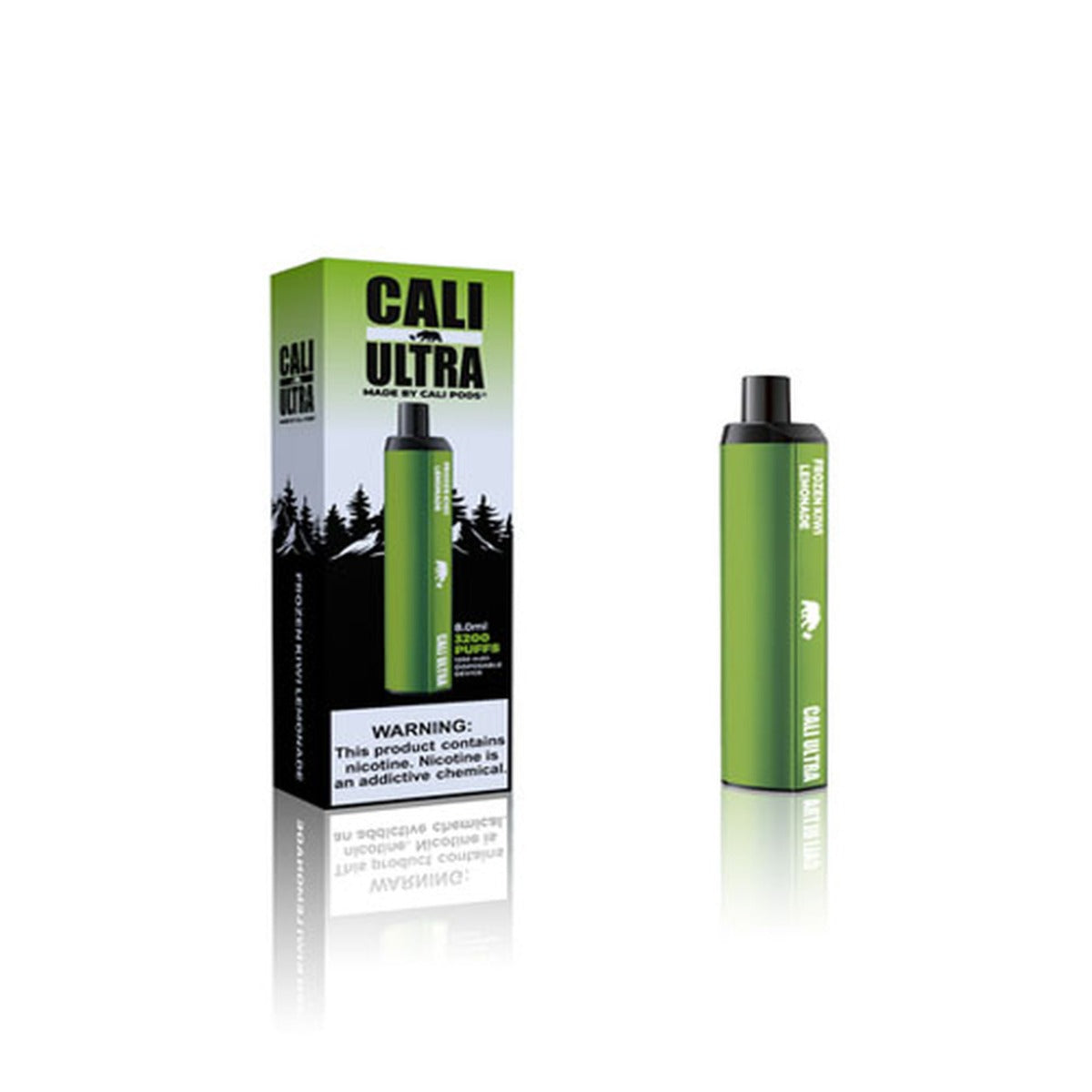 Cali Ultra Disposable Vape 6-Pack Best Flavor Frozen Kiwi Lemonade