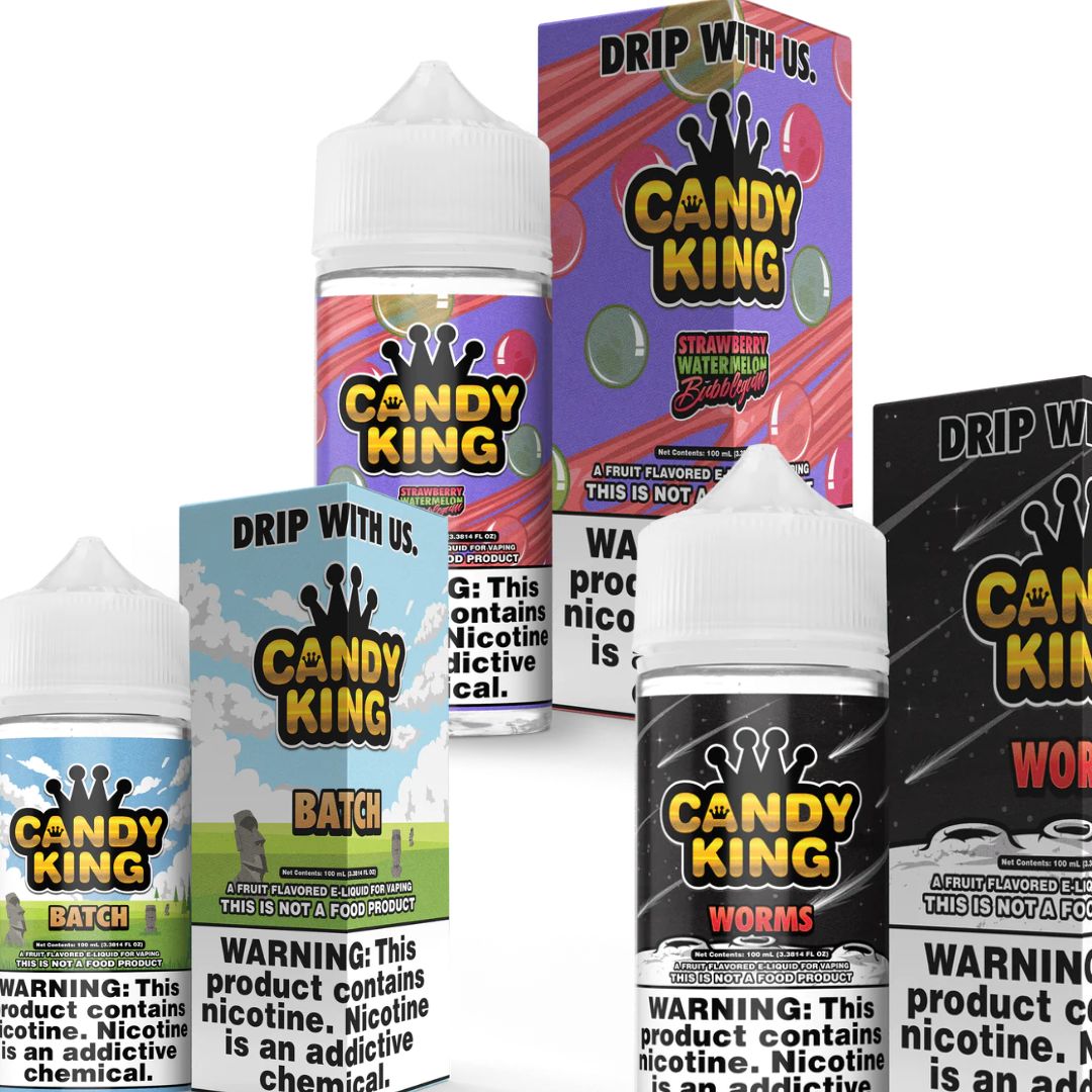 Candy King 100mL Vape Juice $10.99 eLiquid.com Candy King 100mL Vape Juice $10.99 eLiquid.com