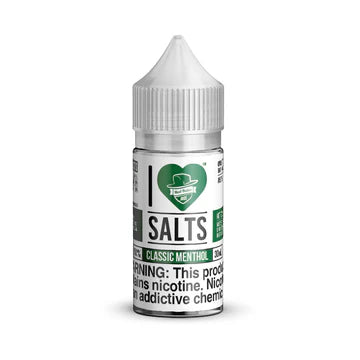 I Love Salts Vape Juice 30mL Classic Menthol