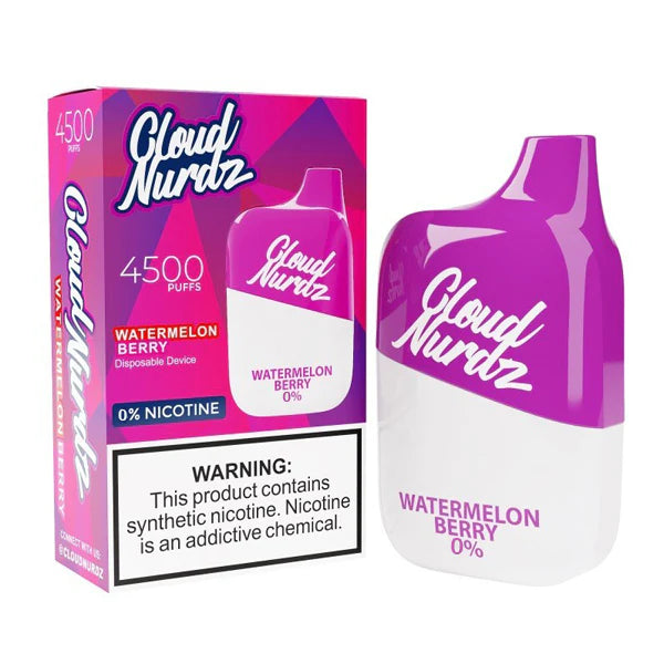 Cloud Nurdz 4500 Puffs Disposable Vape 0% Nicotine 12mL
