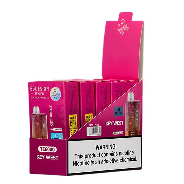 Elf EB Designs TE6000 Puffs Vape 5 Pk Best Flavors