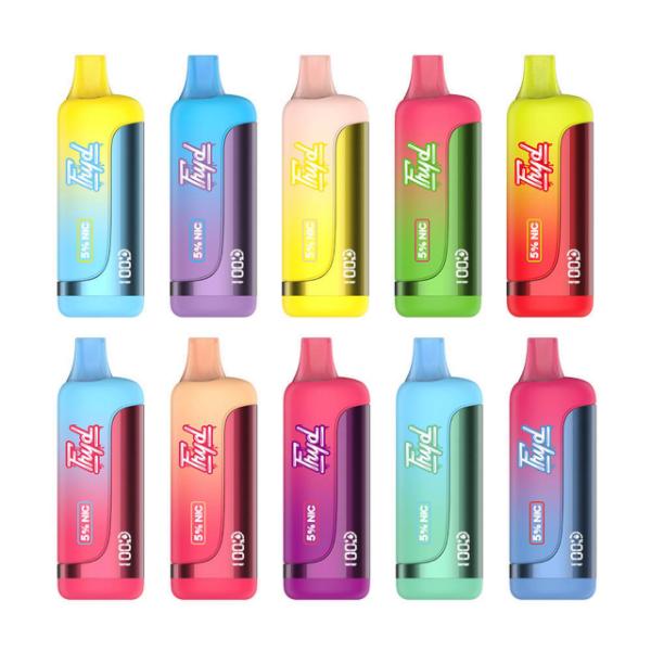 FRYD 12000 Puffs Rechargeable Disposable Vape 17mL Best Flavors