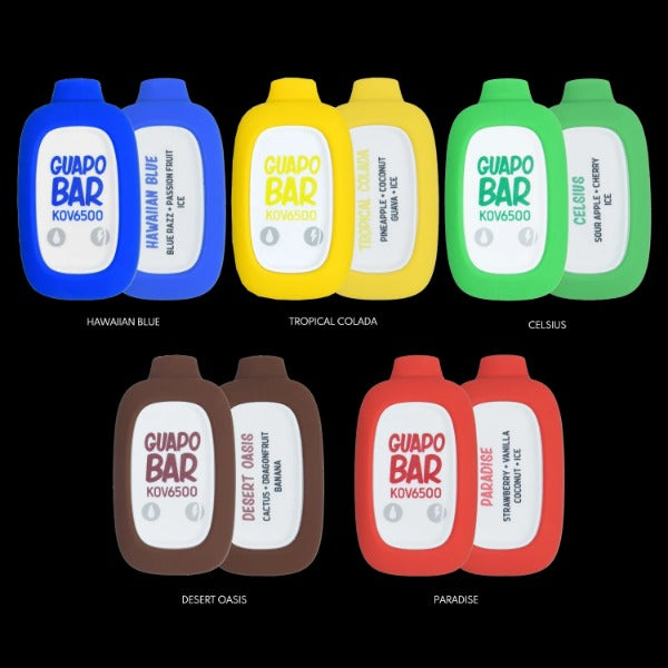 Guapo Bar KOV6500 Disposable Vape 10 Pack $29.99 eLiquid.com Guapo Bar KOV6500 Disposable Vape 10 Pack $29.99 eLiquid.com