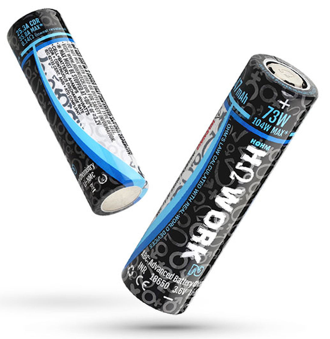 Hohm Tech Hohm Work 18650 2547mAh 25.3A Single Battery