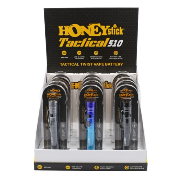 Honey Stick Tactical Metal 510 Battery $250.00 eLiquid.com Honey Stick Tactical Metal 510 Battery $250.00 eLiquid.com