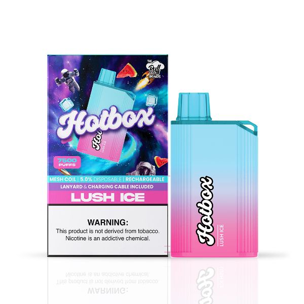 Lush Ice Hotbox Vape 7500 puffs puff labs