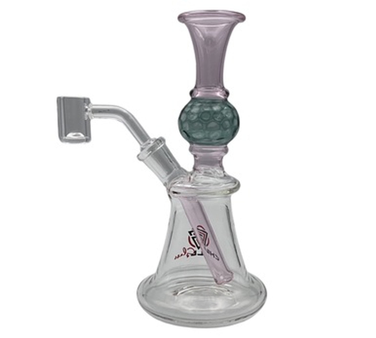 7.5" Chill Glass Golf Ball Water Pipe Transparent Colors