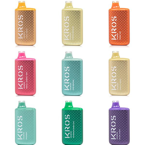 Kros Unlimited 6000 Puffs Single Disposable Vape 14mL $7.75 eLiquid.com Kros Unlimited 6000 Puffs Single Disposable Vape 14mL $7.75 eLiquid.com