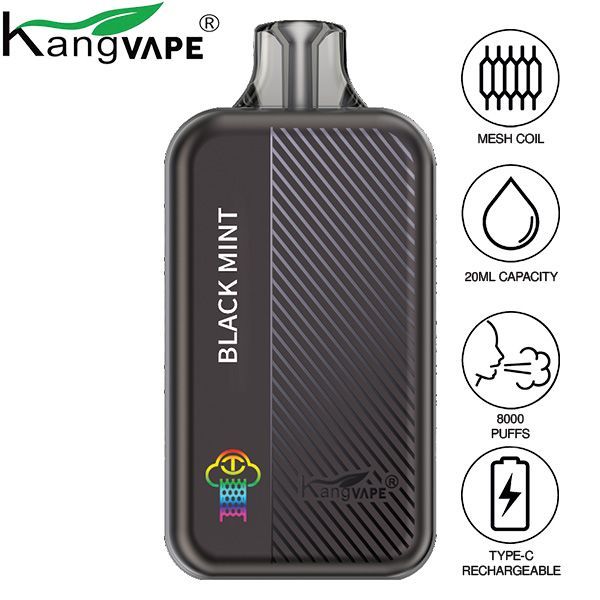 Kangvape TC8000 Disposable Vape Best Flavor Black Mint