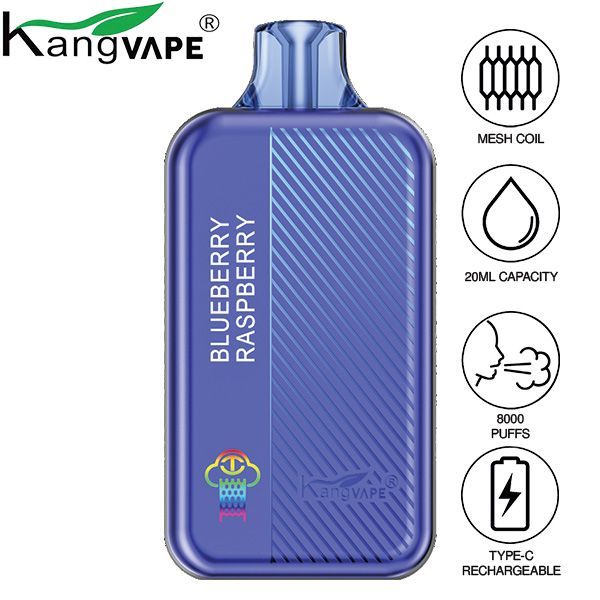 Kangvape TC8000 Disposable Vape Best Flavor Blueberry Raspberry