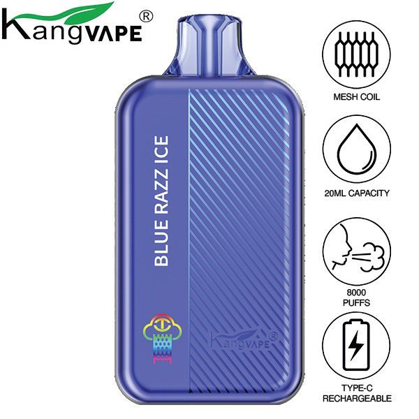 Kangvape TC8000 Disposable Vape Best Flavor Blue Razz Ice