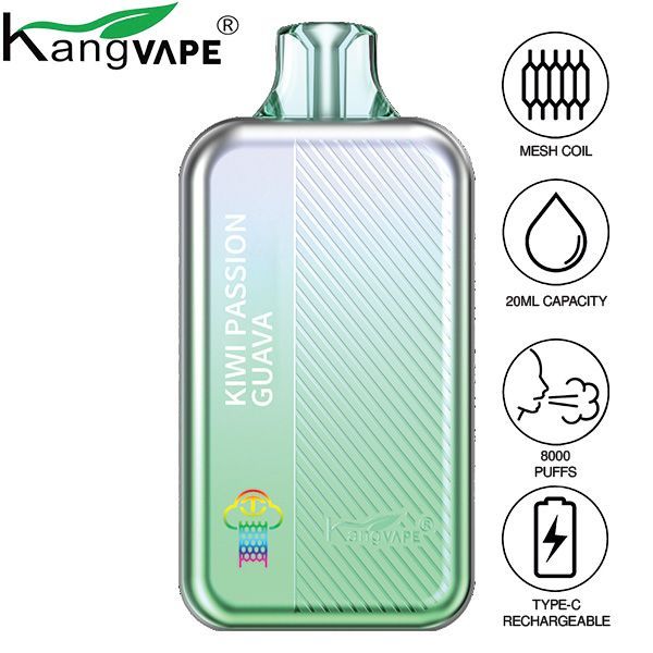 Kangvape TC8000 Disposable Vape Best Flavor Kiwi Passion Guava