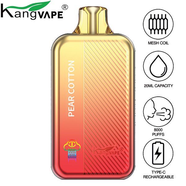 Kangvape TC8000 Disposable Vape Best Flavor Pear Cotton