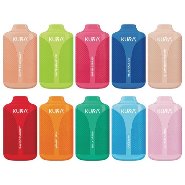 Kura 6000 Puffs Disposable Vape 5 Pack 12mL $19.99 eLiquid.com Kura 6000 Puffs Disposable Vape 5 Pack 12mL $19.99 eLiquid.com