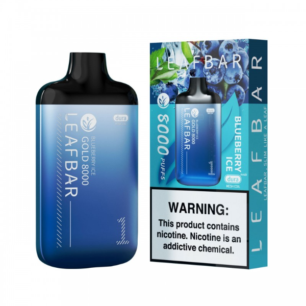 Leaf Bar GOLD 8000 Puffs 50mg 16mL Disposable w/ Dura Mesh Coil *Displ –  $16.00 – eLiquid.com
