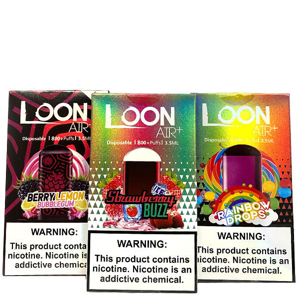 LOON Air Plus Disposable Vape 3.5mL $7.99 eLiquid.com LOON Air Plus Disposable Vape 3.5mL $7.99 eLiquid.com